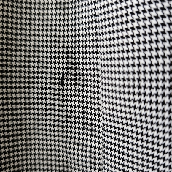 Akris Punto Micro Houndstooth Pencil Skirt Black White Size 6 - Picture 7 of 8